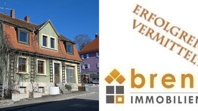 Erfolgreich vermittelt: Historisches Wohnhaus mit Nebengebäude – Baujahr 1914 – in 91583 Schillingsfürst