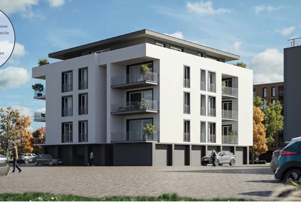 Anleger aufgepasst – Neubau Lui18: 3 Zimmer – Wohnung ( Nr. 1 )