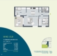 Anleger aufgepasst - Neubau Lui18: 3 Zimmer - Wohnung ( Nr. 1 ) - WE 1 Grundriss