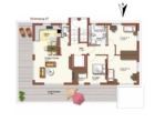 Neuwertige Penthouse-Wohnung in der Wohnanlage "Kochertalblick" - Grundriss