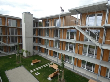 Erstbezug: Voll möbliertes Appartement: CUBE LIVING A, 91550 Dinkelsbühl, Wohnung